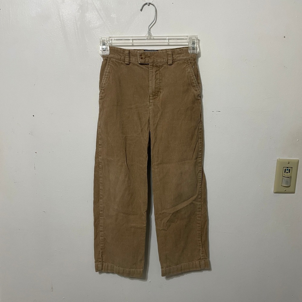 American Living Kids‎ Corduroy Pants Tan Size 7 Embroidered Eagle Pockets